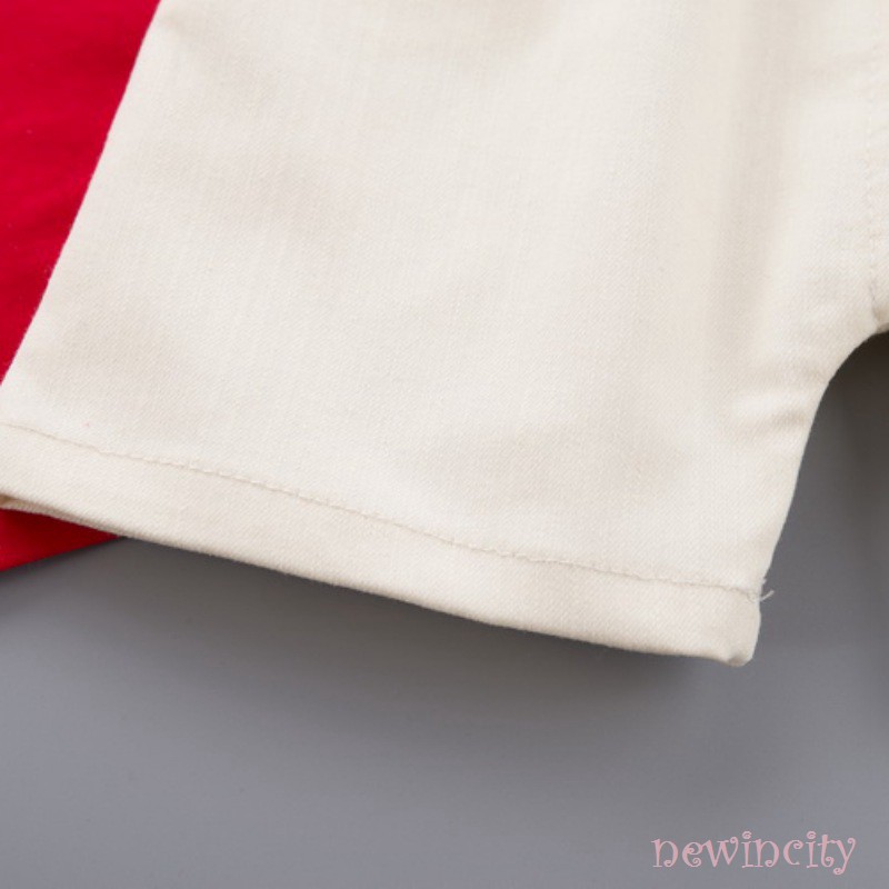 Set Áo Thun Tay Ngắn &amp; Quần Short Cho Bé Trai