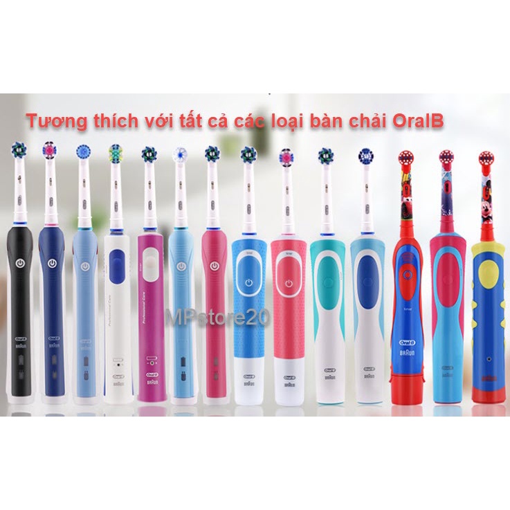 [Hàng cao cấp]-Đầu bàn chải: Gumcare, Sensitive, Cross, Floss, Precision, 3D White,...cho bàn chải đánh răng điện Oral-B