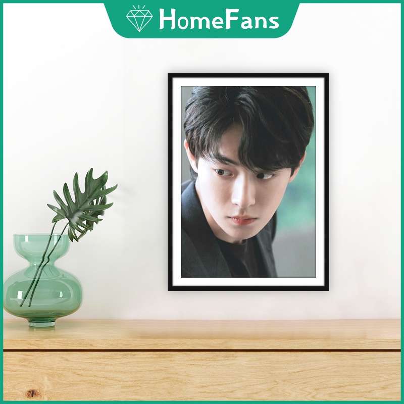 Bộ Tranh Đính Đá 5D Tự Làm 30x40cm/40x50cm Hình Diễn Viên Hàn Quốc Trang Trí Nhà Cửa Kèm Phụ Kiện