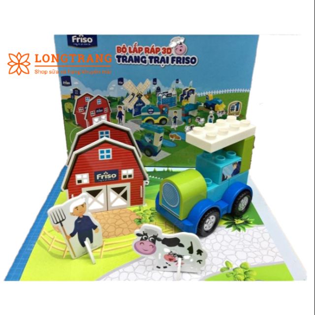 Bộ láp ráp nông trại 3d cho bé
