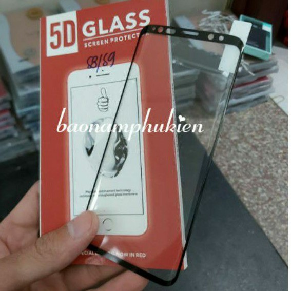 KÍNH CƯỜNG LỰC 5D FULL MÀN HÀNG XỊN DÀNH CHO SAMSUNG S8/S9