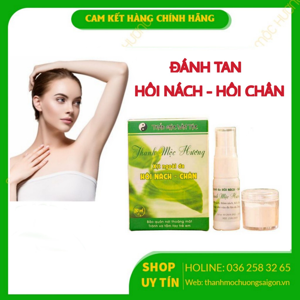 Xịt Hôi Nách -Hôi Chân Triệt Để [Chính Hãng Thanh Mộc Hương]