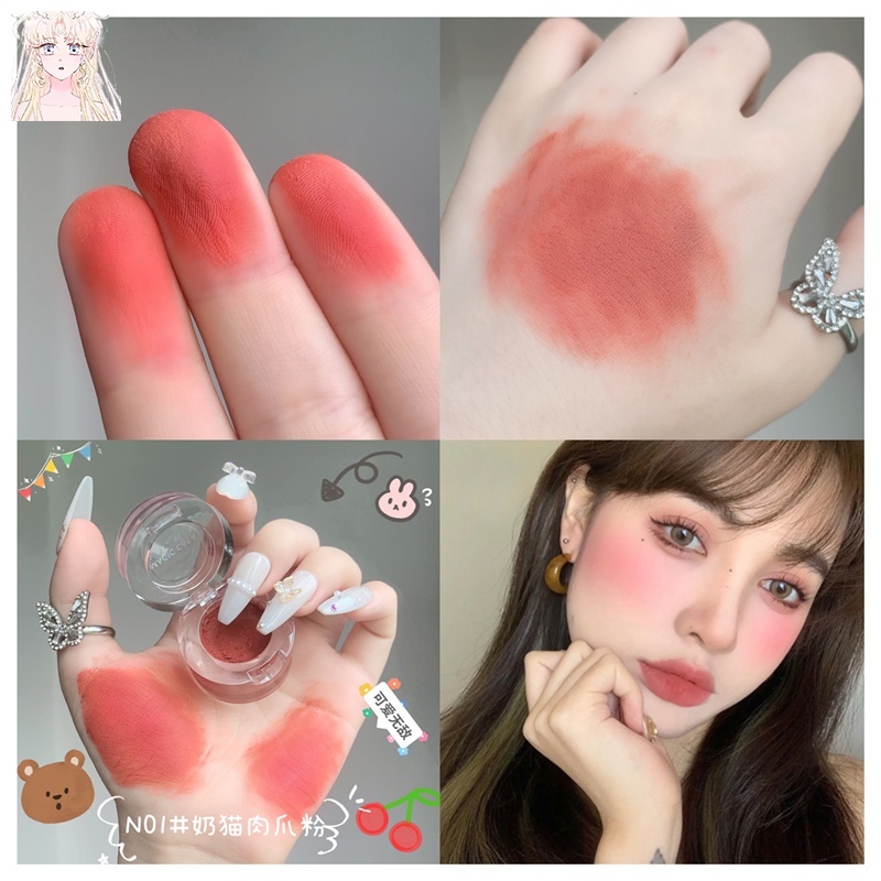 [Hàng mới về] Son thạch mịn + cọ + má hồng lì nude MAGIC CASA® lâu trôi không thấm nước | BigBuy360 - bigbuy360.vn