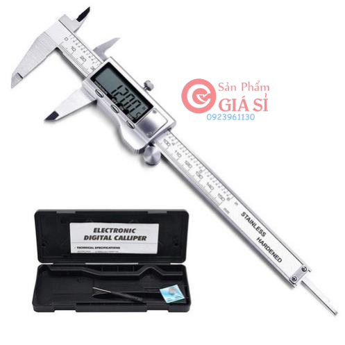 Thước kẹp điện tử inox - Thước cặp cơ khí cao cấp 150mm thước kẹp thép không gỉ ❤️freeship❤️