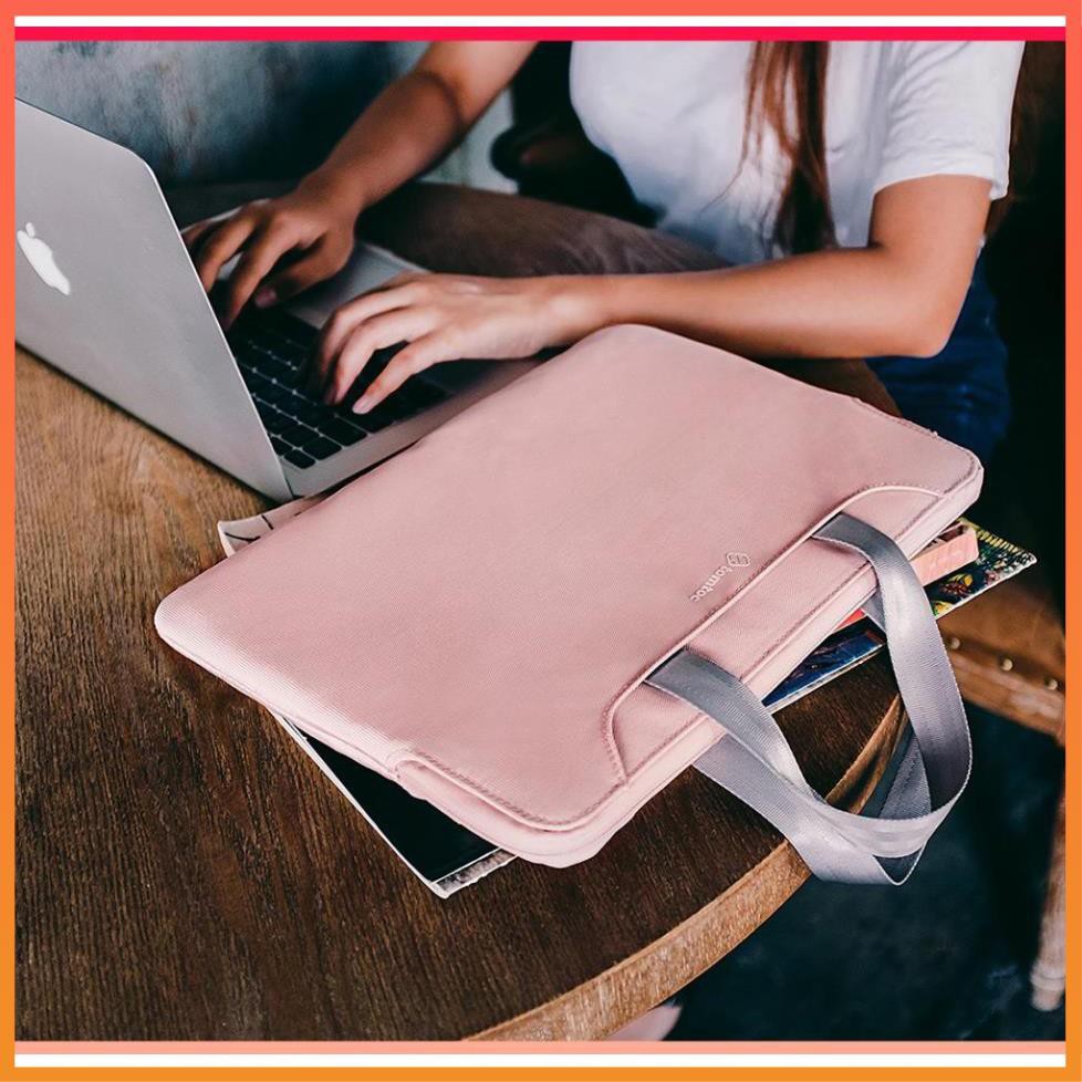 Túi xách đựng laptop, macbook thời trang nữ 13 inch - TOMTOC  Slim Handbag A21 Màu hồng - Hàng Chính Hãng