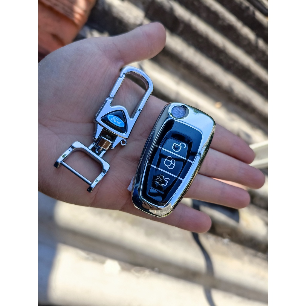 Ốp chìa khoá TPU sang trọng dành cho xe Ford Ranger, Focus, Fiesta, Ecosport...