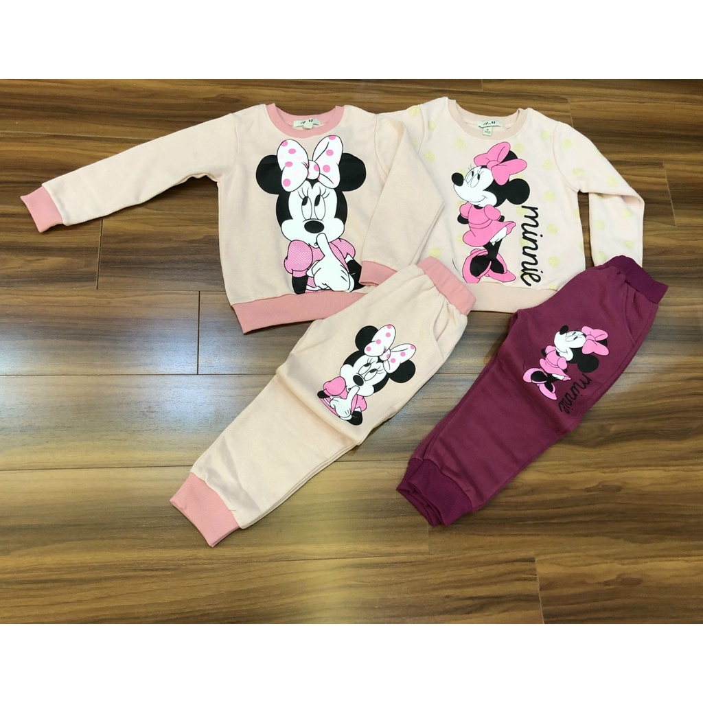 Bộ nỉ bông HM cho bé gái sz 9-14 (18-40kg)