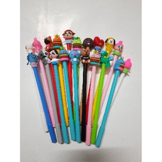 set 50 bút hình thú mực tím
