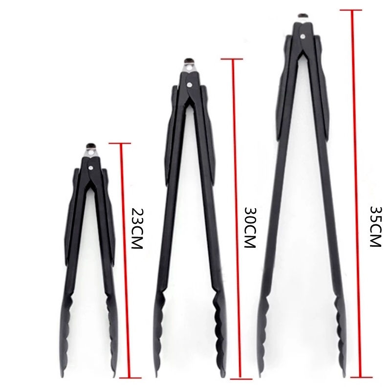 Kẹp gắp thức ăn bằng thép không gỉ 9/12/14 Inch