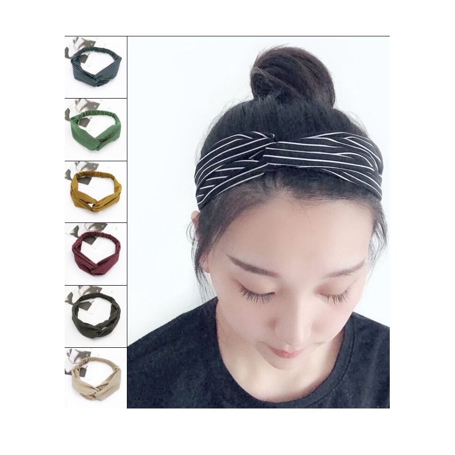 Băng đô kẻ nhiều mẫu trẻ trung (Chọn mẫu)