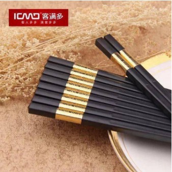 Combo 10 đôi đũa khảm vàng, bạc Hàn Quốc chống trơn và mốc (hàng loại 1 giá xưởng )vuanhabep | BigBuy360 - bigbuy360.vn