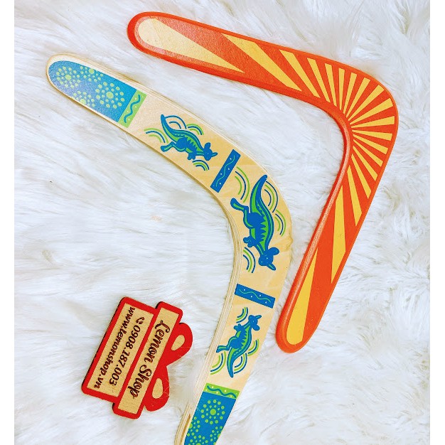 Boomerang 2 Cánh Gỗ - Giao màu Ngẫu Nhiên - 1 sp