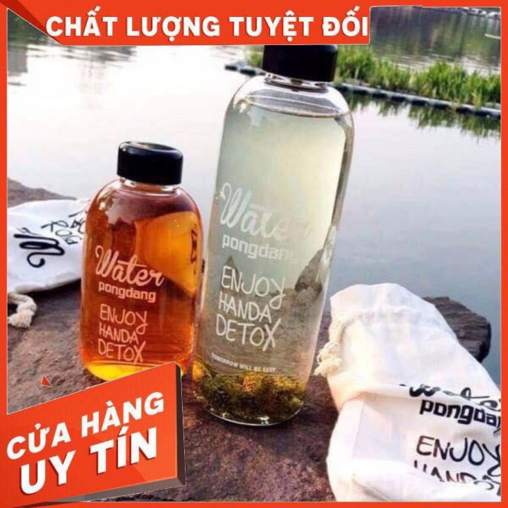 Bình Nước Detox đẹp " Water Pongdang" 1000ml - Kèm 1 Túi Vải | BigBuy360 - bigbuy360.vn