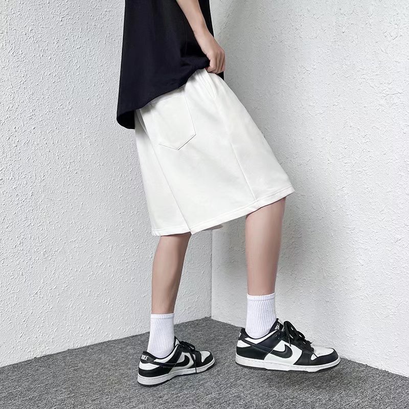 Quần Short Thể Thao Ống Rộng Màu Sắc Tương Phản Thời Trang Mùa Hè Cho Nam Giới