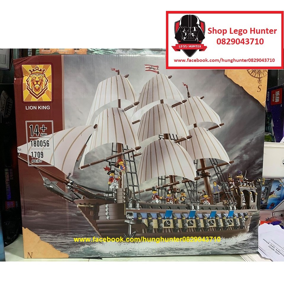 Lego Thuyền Hoàng gia Imperial Flagship trong phim cướp biển vùng Caribe Lion King 180056