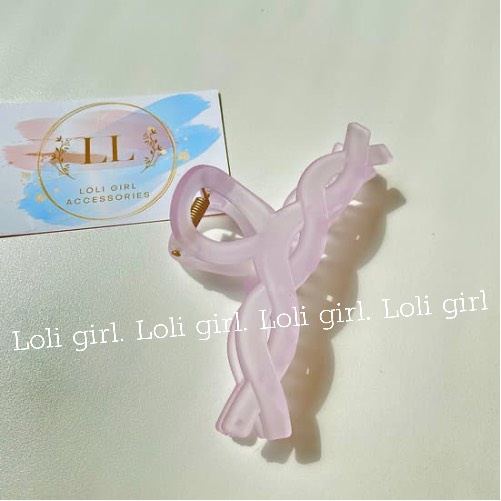 Kẹp tóc hàn quốc LoLi Girl màu nhám đơn giảm phong cách hàn quốc cho bạn gái