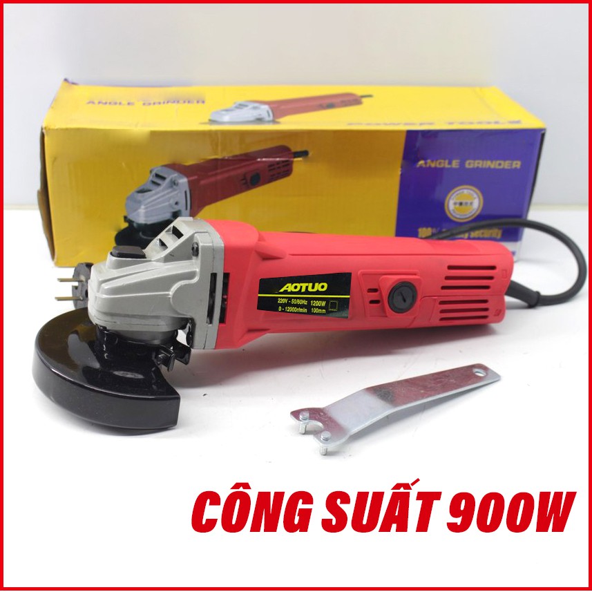 Máy Mài Góc Lõi Đồng AOTUO S1M-100 850W 11000r/min - Máy Cắt Sắt Công Suất Lớn 100% Lõi đồng