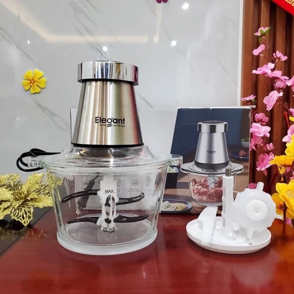 Máy xay thịt đa năng Elegant công suất 350W xay đa dạng các loại thực phẩm, nhập Đức