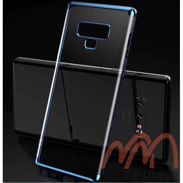[Mã ELORDER5 giảm 10K đơn 20K] Ốp lưng trong siêu mỏng viền màu Samsung Note 9 hiệu Baseus