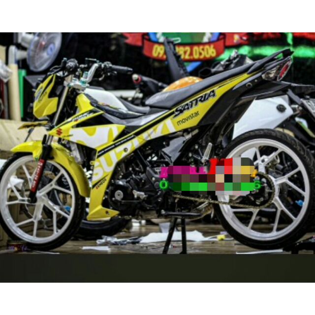 Tem rời Satria movistar vàng