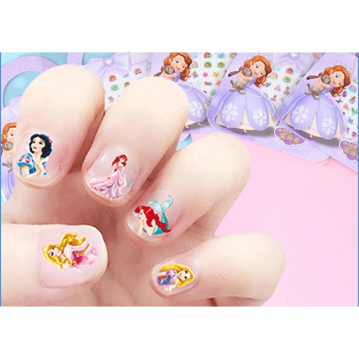 Đồ chơi dán móng tay an toàn cho trẻ,set nail dán móng tay cho bé,hàng đẹp G15