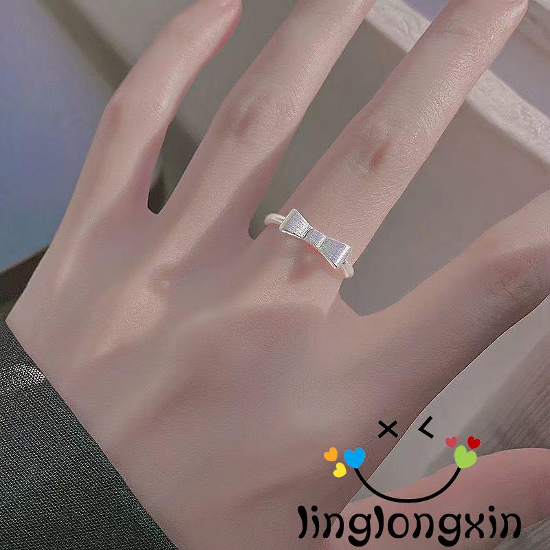 Nhẫn hình nơ hoạt hình có thể điều chỉnh kích thước cho nữ