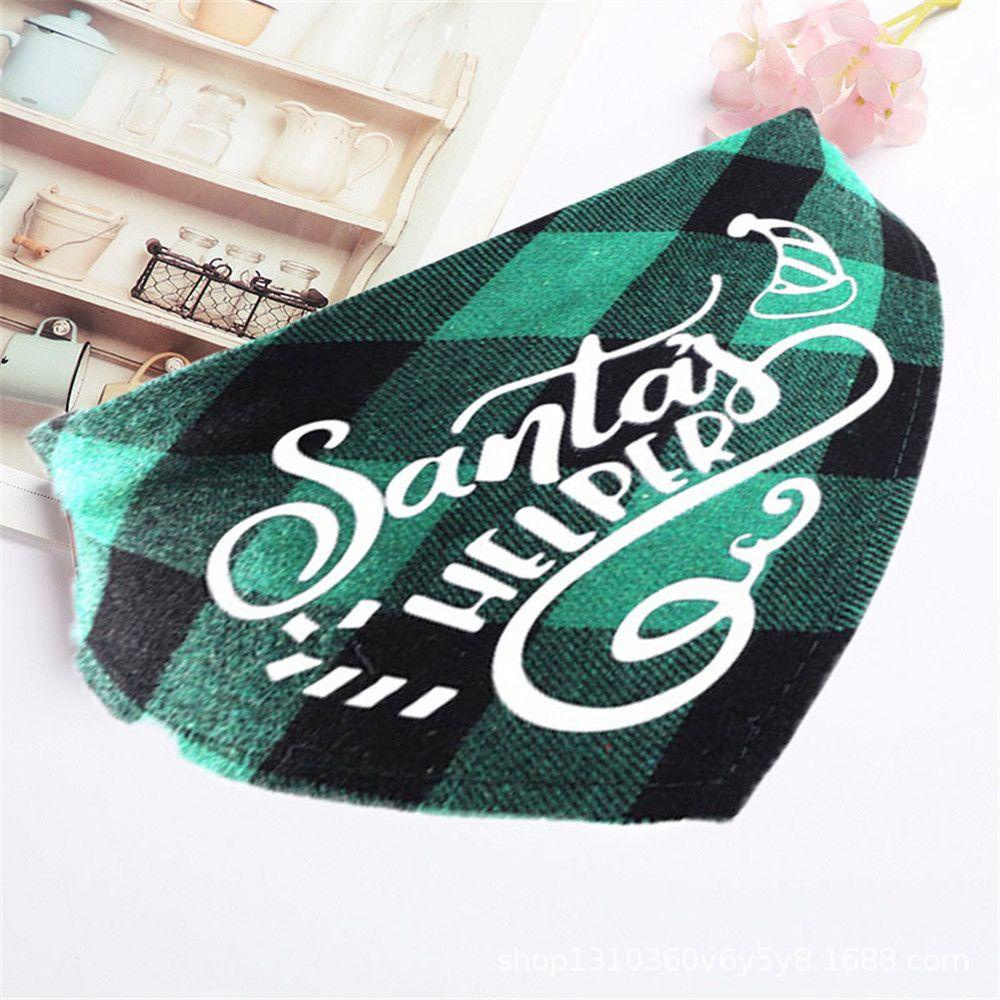 Khăn Choàng Cổ Tam Giác Bằng Cotton In Họa Tiết Dành Cho Thú Cưng