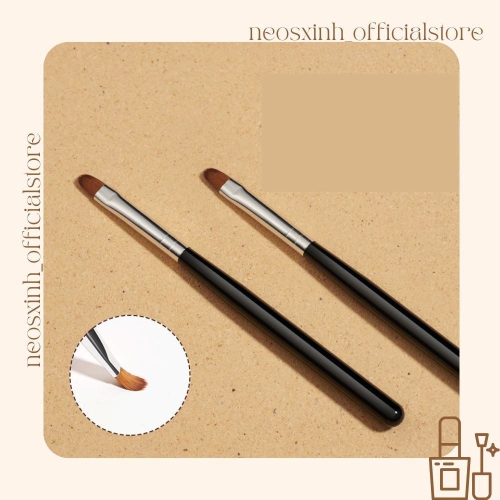 Cọ Vẽ Sơn Móng Tay Màu Đen - Neosxinh Nails