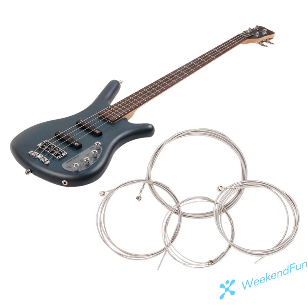 Set 4 dây đàn guitar làm bằng thép không gỉ