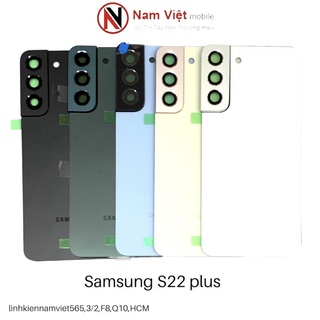 Nắp lưng liền kính camera samsung s22 plus