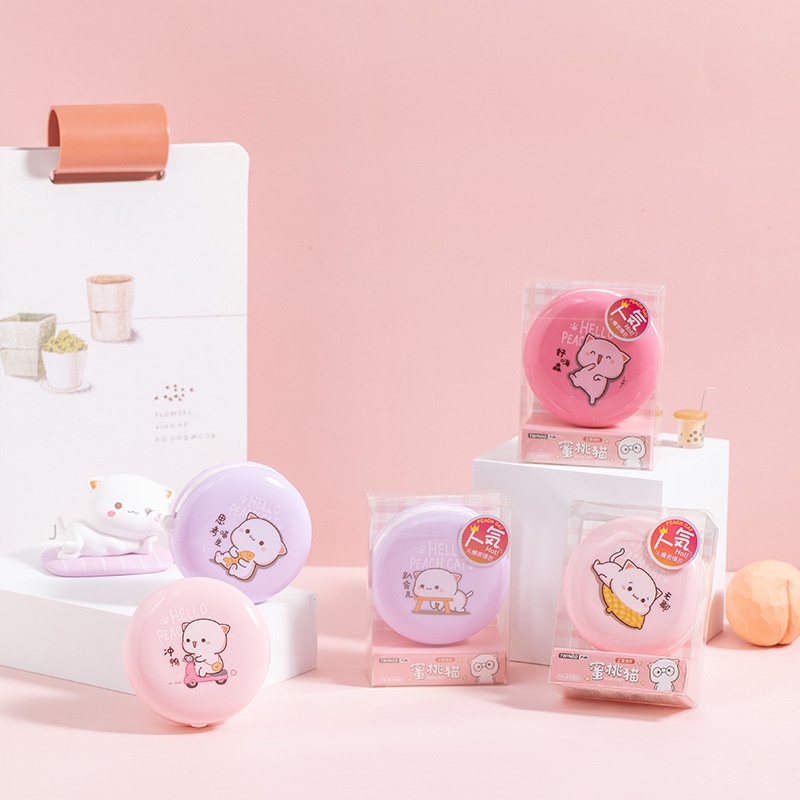 Bút Xóa Kéo Hình Bánh Macaron Dễ Thương 5mm * 8m