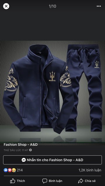 Bộ thun thể thao hàng NK trực tiếp quảng châu