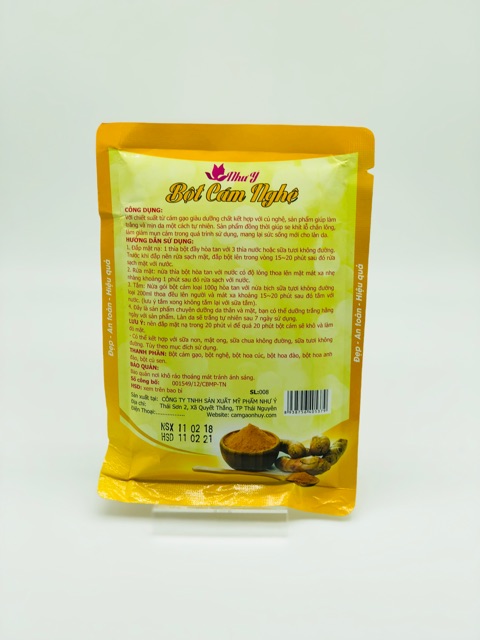 Bột cám Nghệ Như Ý 100g