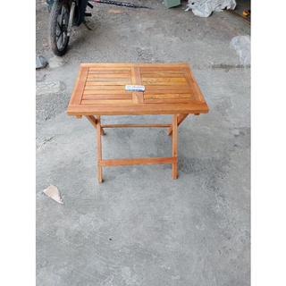 BÀN CAFE GỖ XẾP GỌN