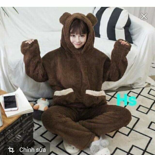 Bộ  gấu  lông