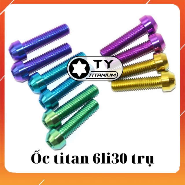 Ốc Titan 6li30 TRỤ gắn lốc nồi xe máy