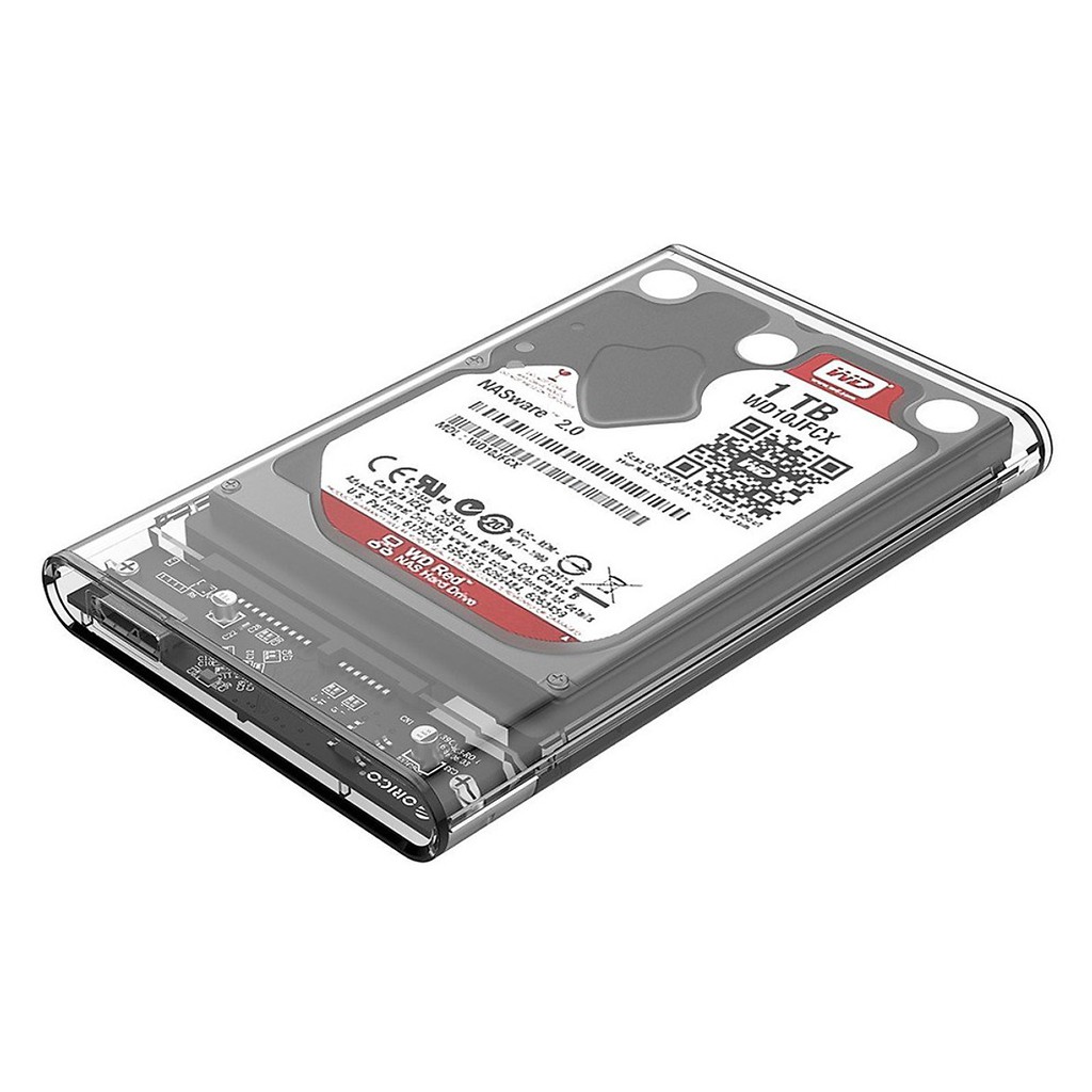 Hộp Đựng Ổ Cứng Di Động HDD Box 2.5 ORICO 2139U3 USB3.0/2.5 Nhựa Trong Suốt 