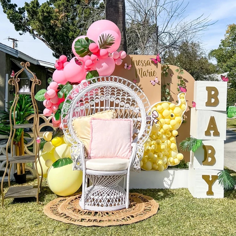 Hộp Đựng Bong Bóng Hình Động Vật / Cá Ngựa / Kỳ Lân / Voi Vỏ Sò DIY Trang Trí Tiệc Sinh Nhật /