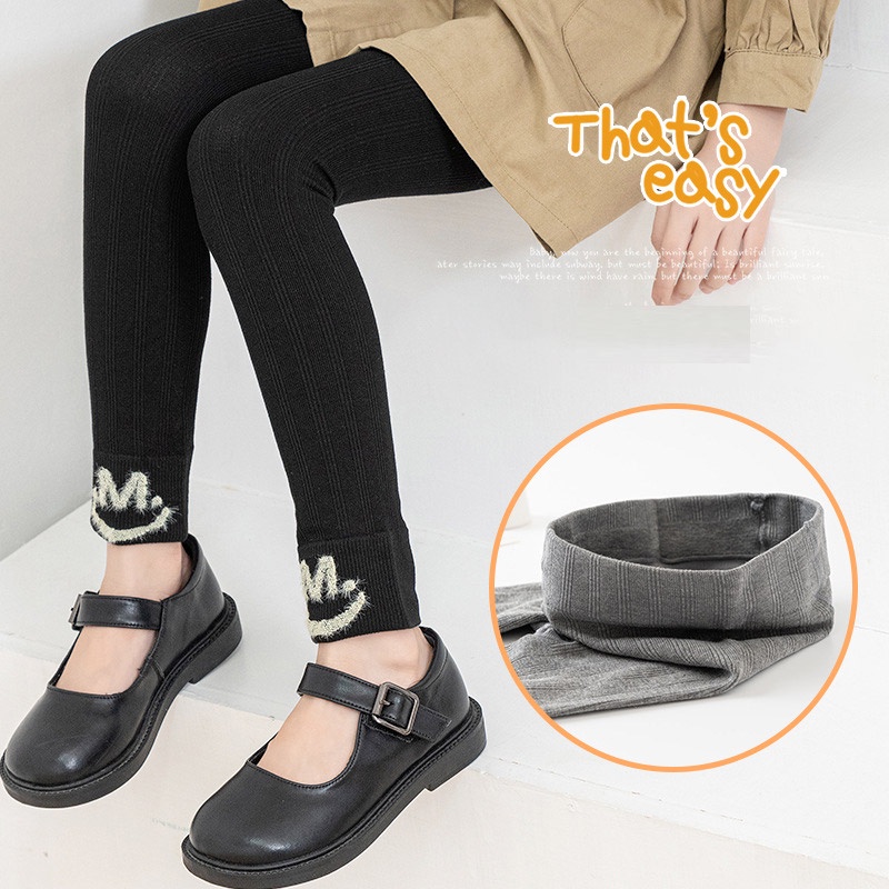 Quần legging IQ ANGEL dáng ôm thời trang cá tính cho bé gái