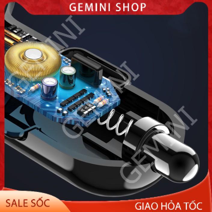 Tẩu sạc ô tô hiển thị đèn Led 2 Cổng Z26 Hoco GEMINI SHOP