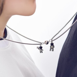 Dây chuyền Cặp Đôi Bằng Thép Titan Không Gỉ Có Nam Châm Hút