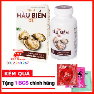 ✅ [TẶNG BCS CHÍNH HÃNG] Tinh Hàu Biển OB – Giúp tăng testosterone, tăng ham muốn và khả năng sinh lý, chậm mãn dục nam