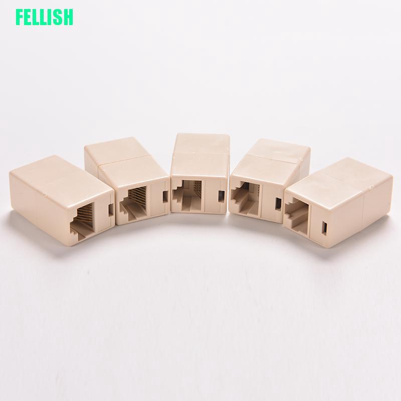 Set 5 Đầu Nối Dây Cáp Mạng Lan Rj45 Cat5 Chuyên Dụng