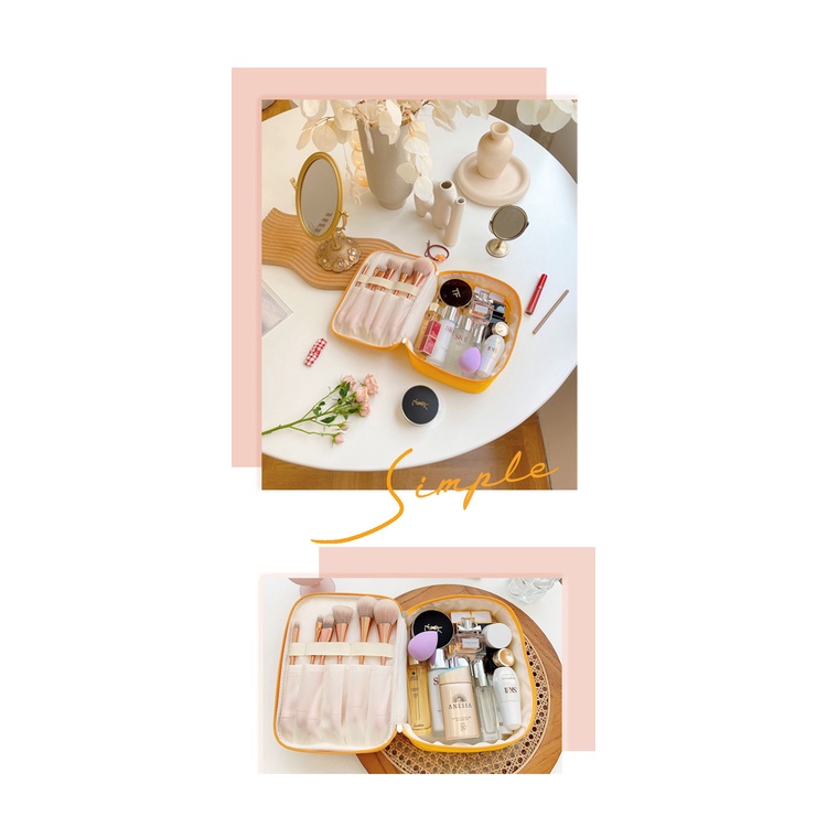 Túi Đựng Mỹ Phẩm Xách Tay Thiết Kế Dễ Thương Tiện Lợi