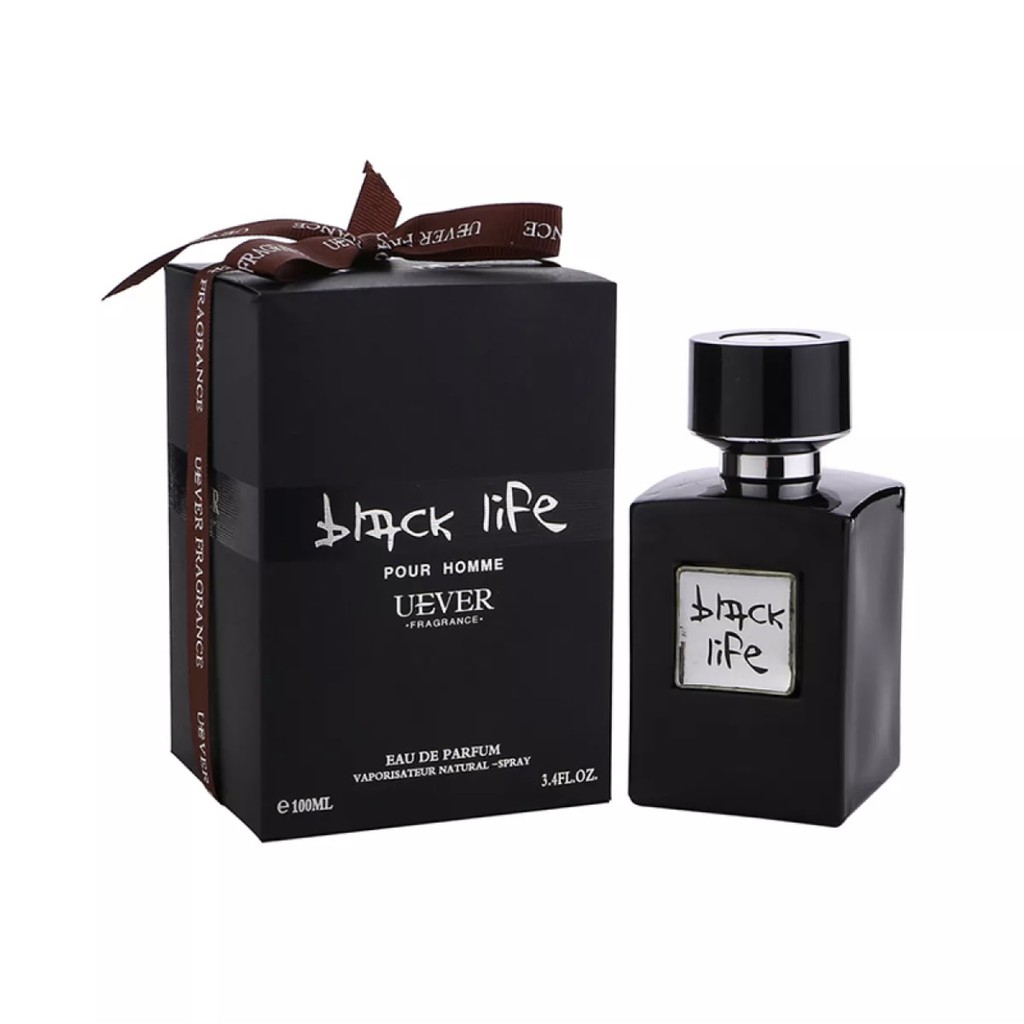 Nước hoa nam cao cấp Black Life thươ ng hiệu Pháp UEVER seri, mùi hương biển kinh điển hương gỗ thơm 100ml