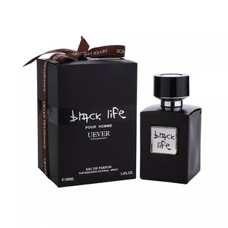 Nước hoa nam cao cấp Black Life thươ ng hiệu Pháp UEVER seri, mùi hương biển kinh điển hương gỗ thơm 100ml