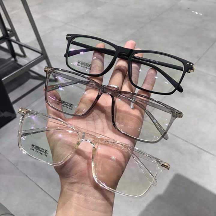 Gọng kính cho nam nữ mã 10 ( tặng kèm hộp đựng kính )
