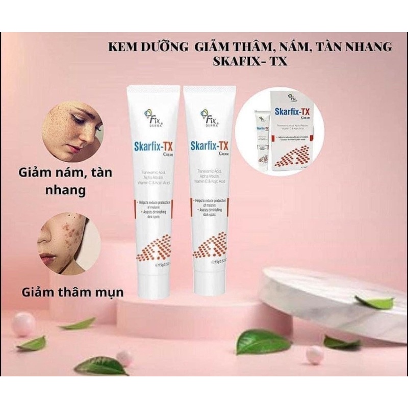 Kem Dưỡng Trắng Da Giảm Nám Tàn Nhang Mờ Thâm Mụn Skarfix TX Fixderma Nhập Khẩu Chính Hãng