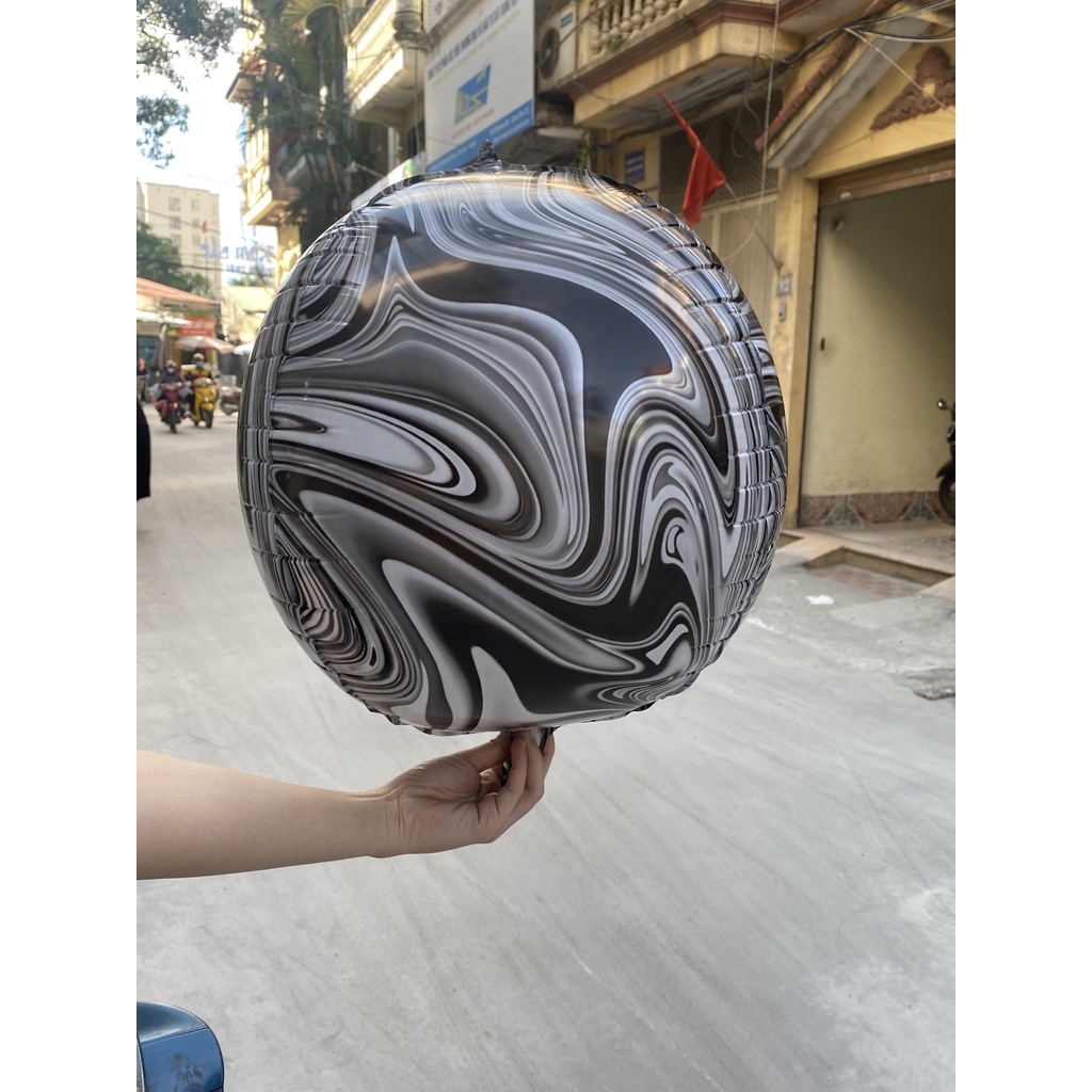 Bóng Bay 4D 24 inch 55cm Họa Tiết Vân Đá VD89
