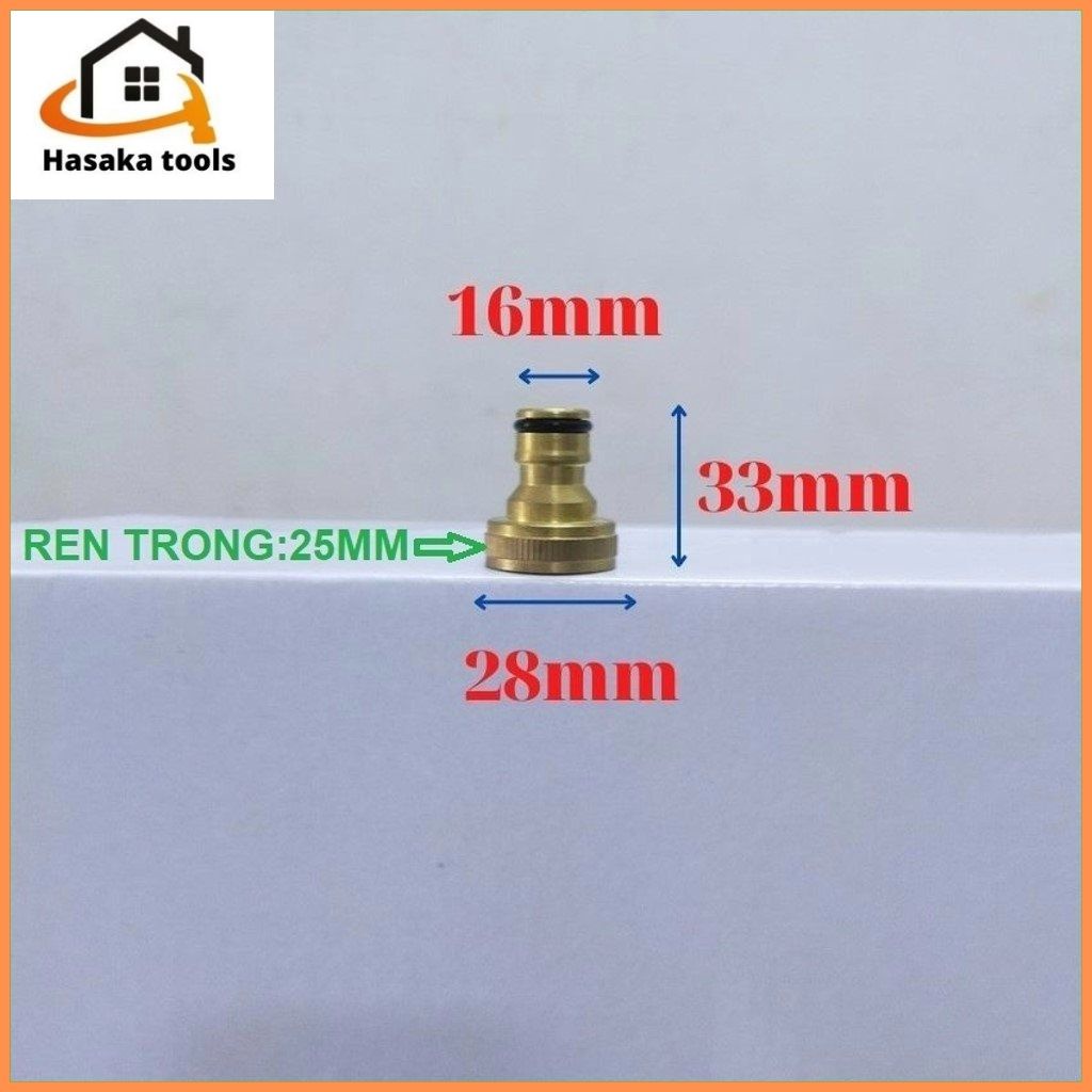 Đầu lọc nước máy rửa xe Ren 25mm,bằng đồng thau